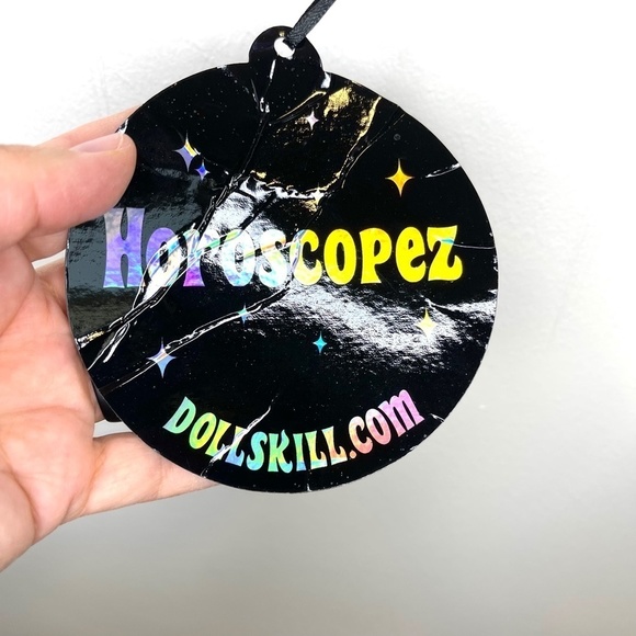 Dolls Kill Zenned Out Pisces Charm Bra Purple Amethyst Horoscopez - Picture 8 of 11